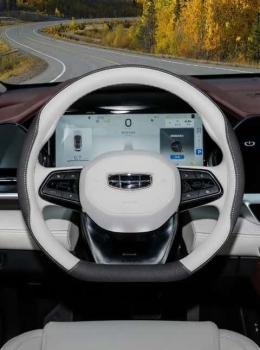 Bọc vô lăng Geely Okavango